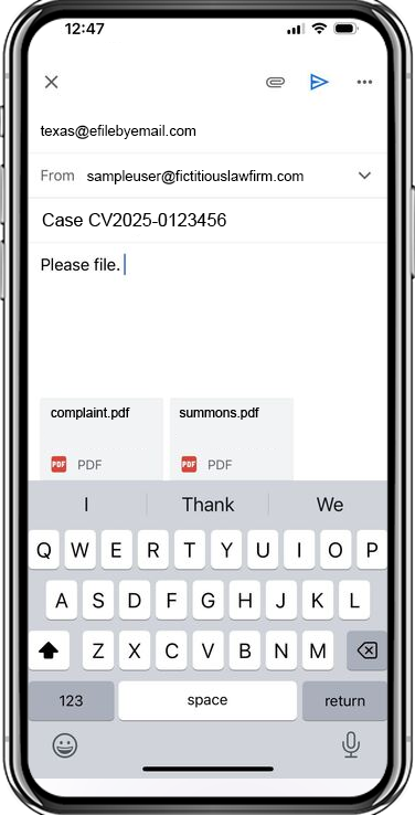 efile by email mobile